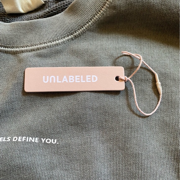 UNLABELED BY ANNA PETROSIAN sweatshirt in ash size XS - Picture 7 of 7